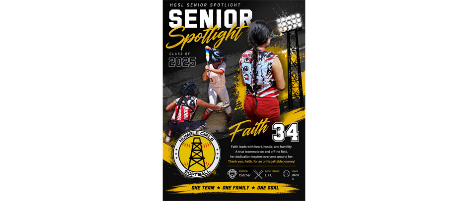 Senior Spotlight - Faith