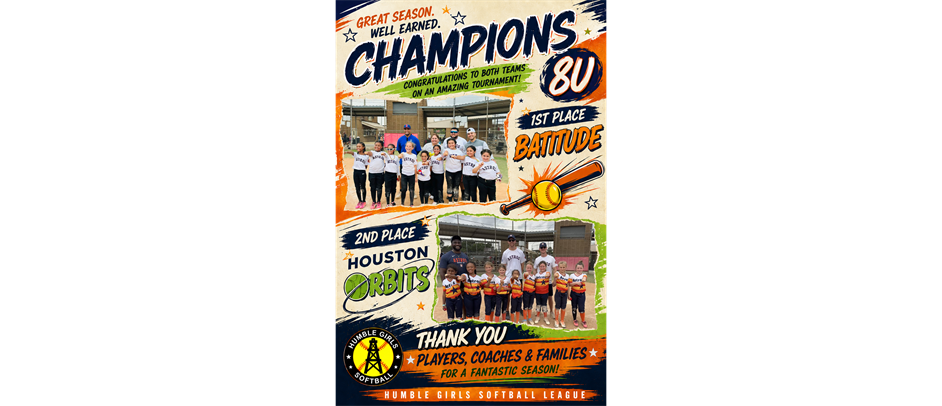 8u End Of Season Tournament Winners